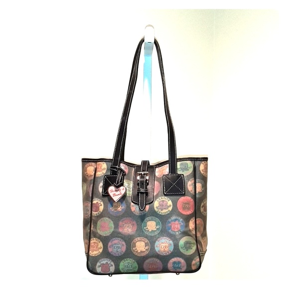 DOONEY AND BOURKE MEDALLION TOTE